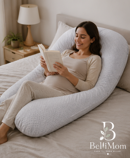 Almohada de Embarazo Ergonómica en Forma de U | Descanso Total Bellimom