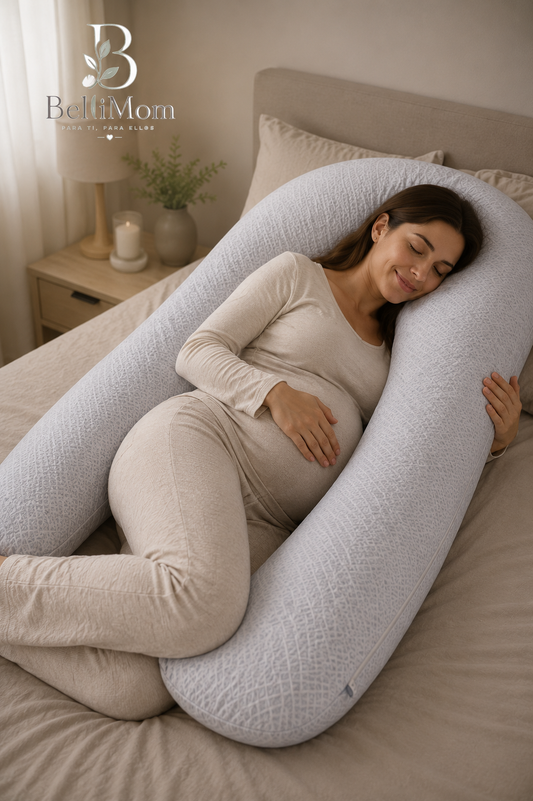Almohada de Embarazo Ergonómica en Forma de U | Descanso Total Bellimom