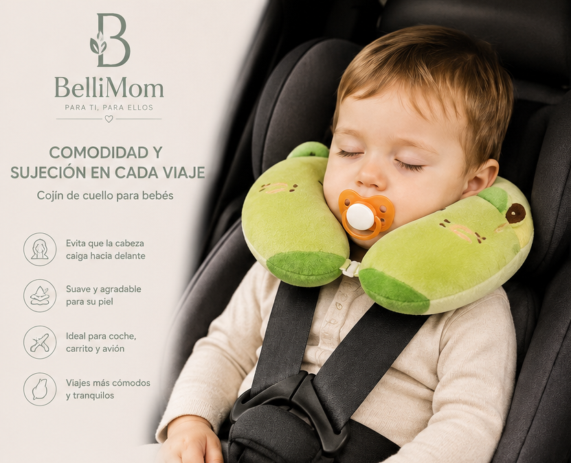 Kit Protección Total Bellimom™ | Cojín Anticaídas + Cojín Cervical para Bebé